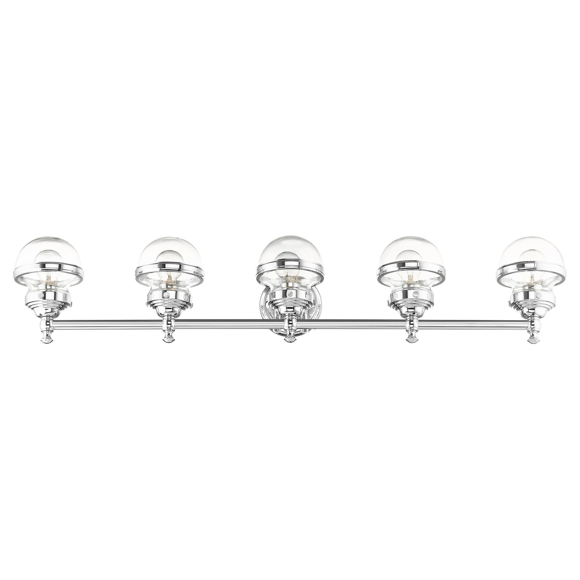 Oldwick 42 Inch 5 Light Bath Vanity Light by Livex Lighting