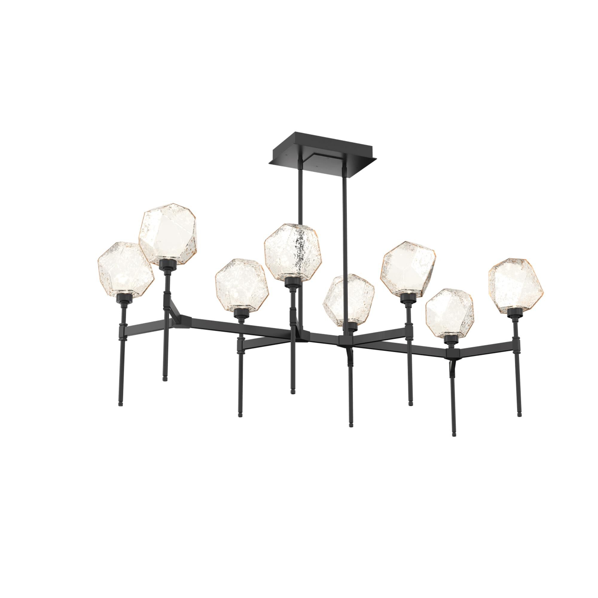 Shown in Matte Black finish and Amber glass