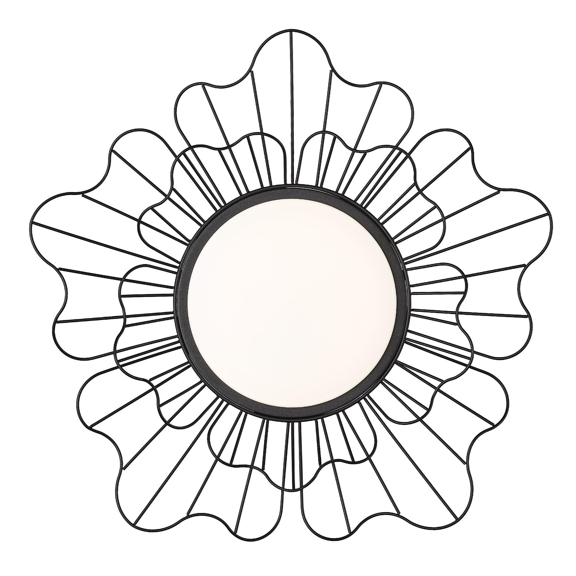 Yasmin 23 Inch 1 Light LED Flush Mount by Golden Lighting