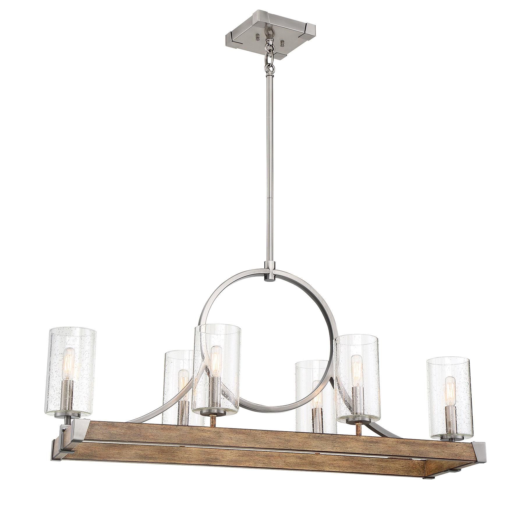 Country Estates 38 Inch 6 Light Linear Suspension Light by Minka Lavery