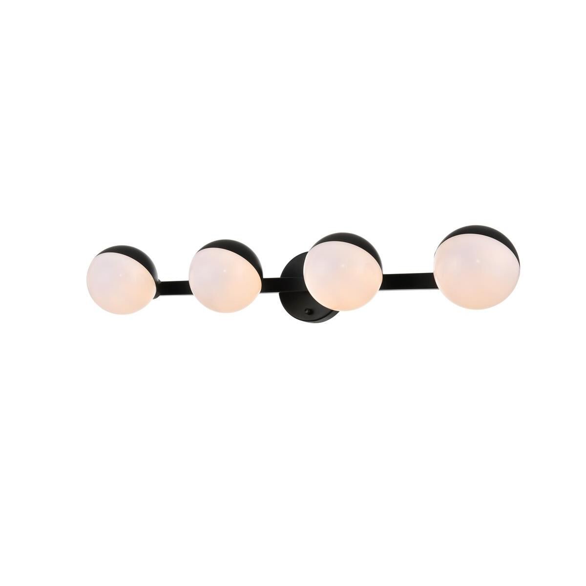 Shown in Black  finish and Frosted White Acrylic glass