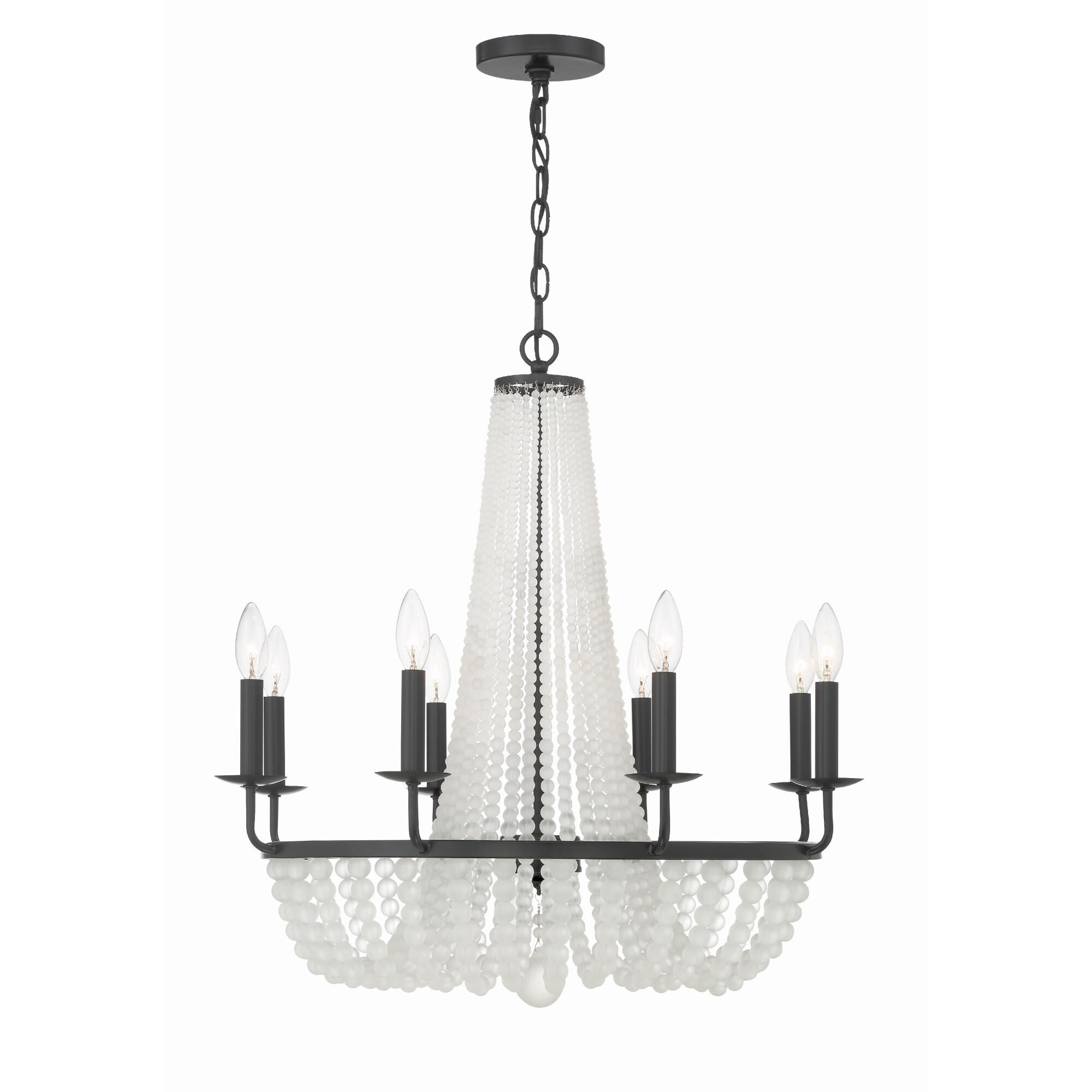 Bella 26 Inch 8 Light Chandelier by Crystorama