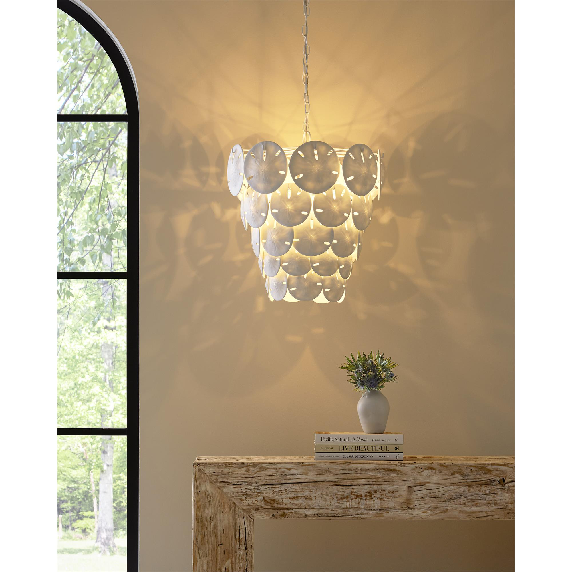 Marjorie Skouras Tulum 20 Inch 5 Light Chandelier,