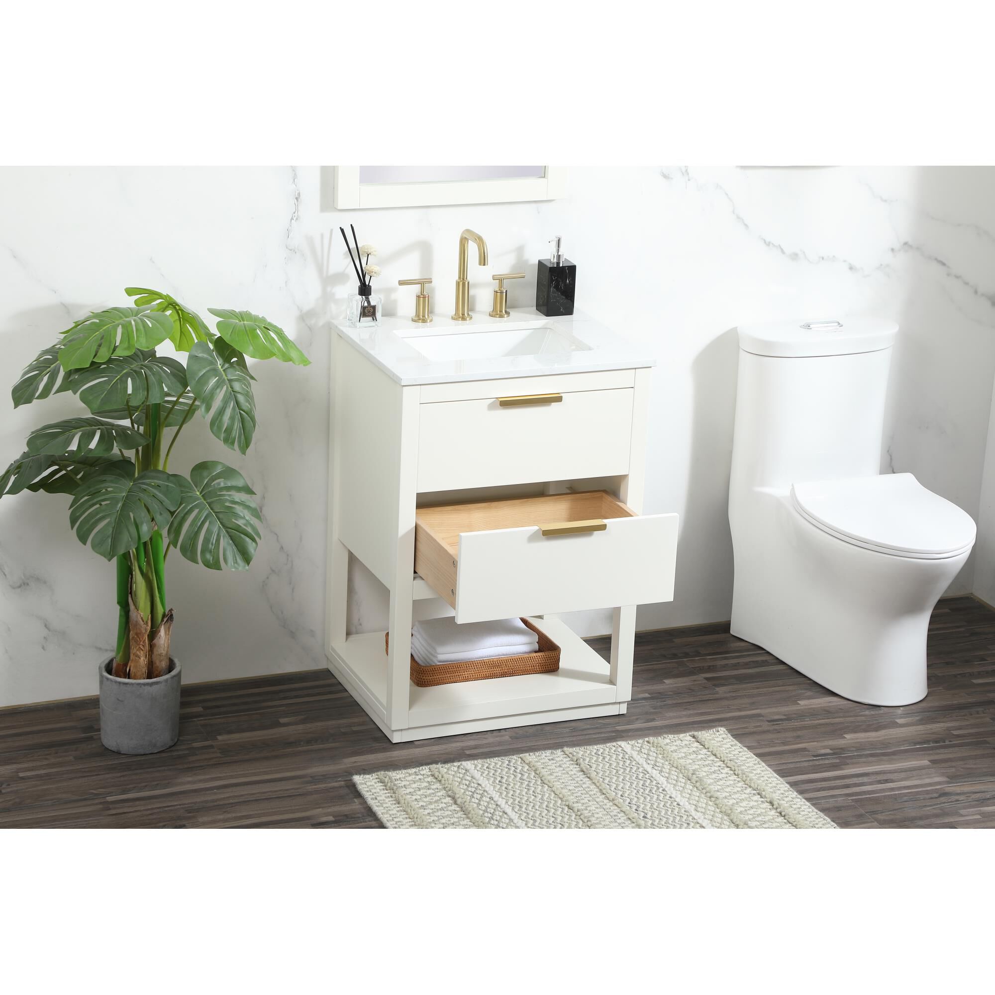 Larkin 24 Inch Bath Vanity by Elegant Decor