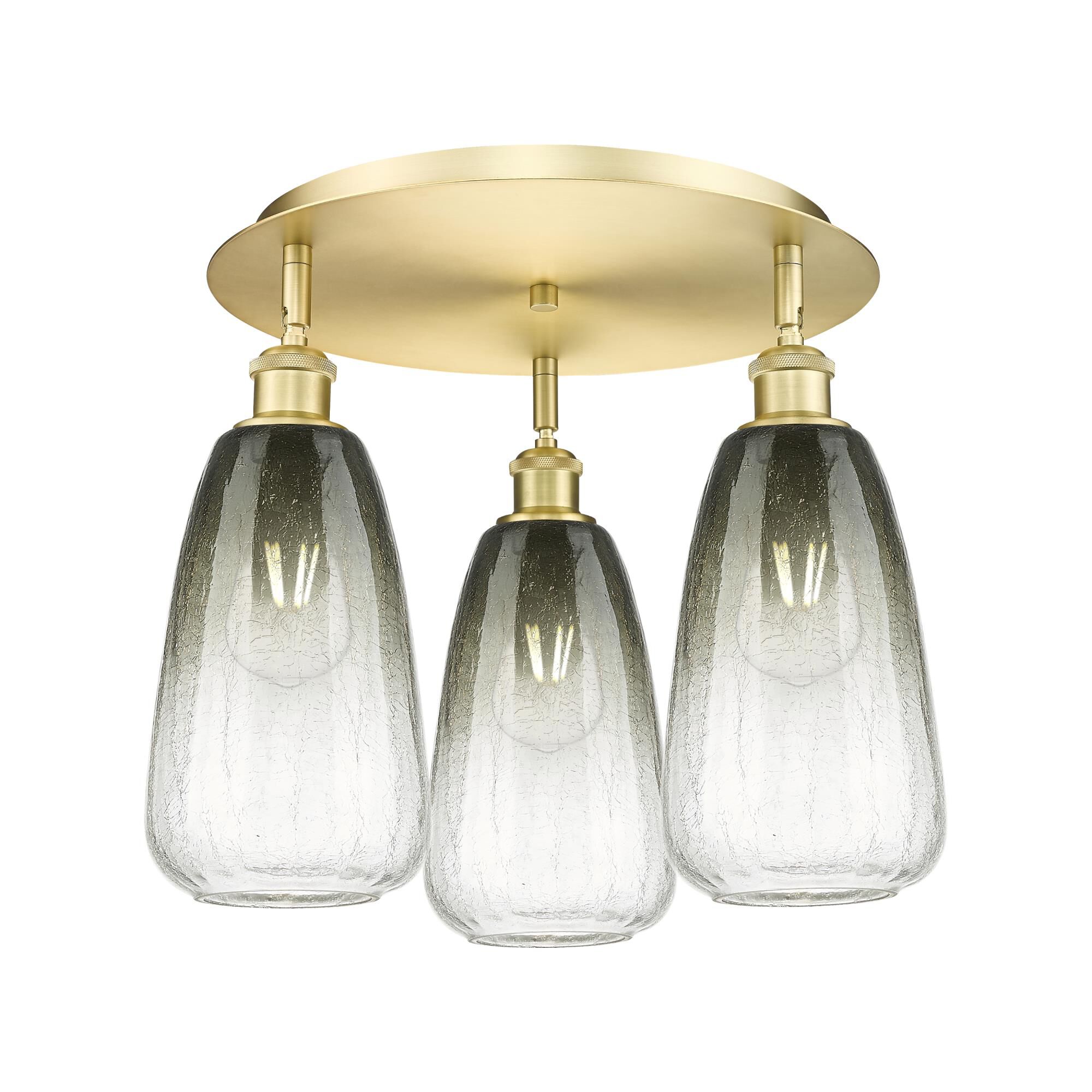 Bruno Marashlian Brookhaven Almond 18 Inch Flush Mount by Innovations Lighting