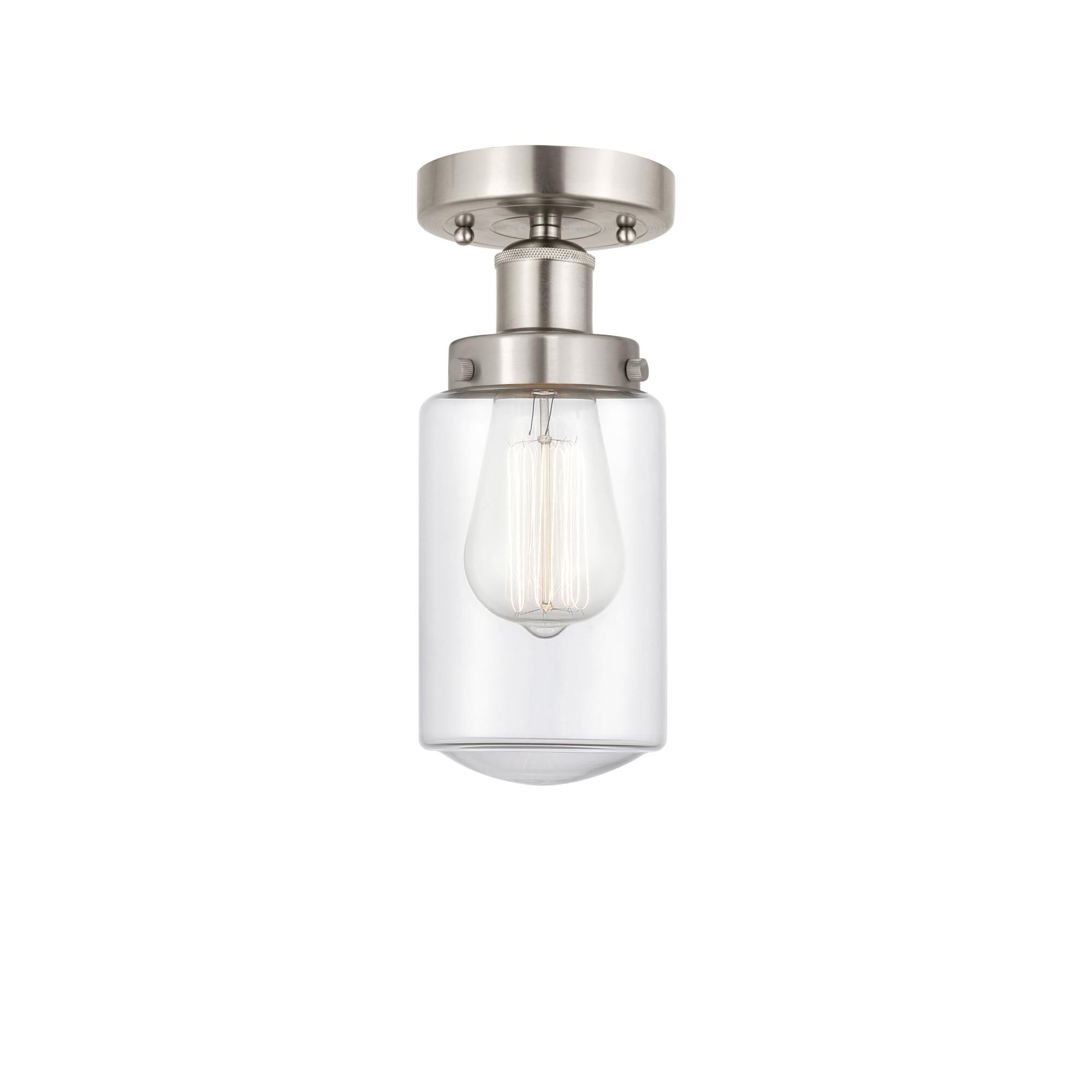 Bruno Marashlian Dover 6 Inch 1 Light Semi Flush Mount by Innovations Lighting