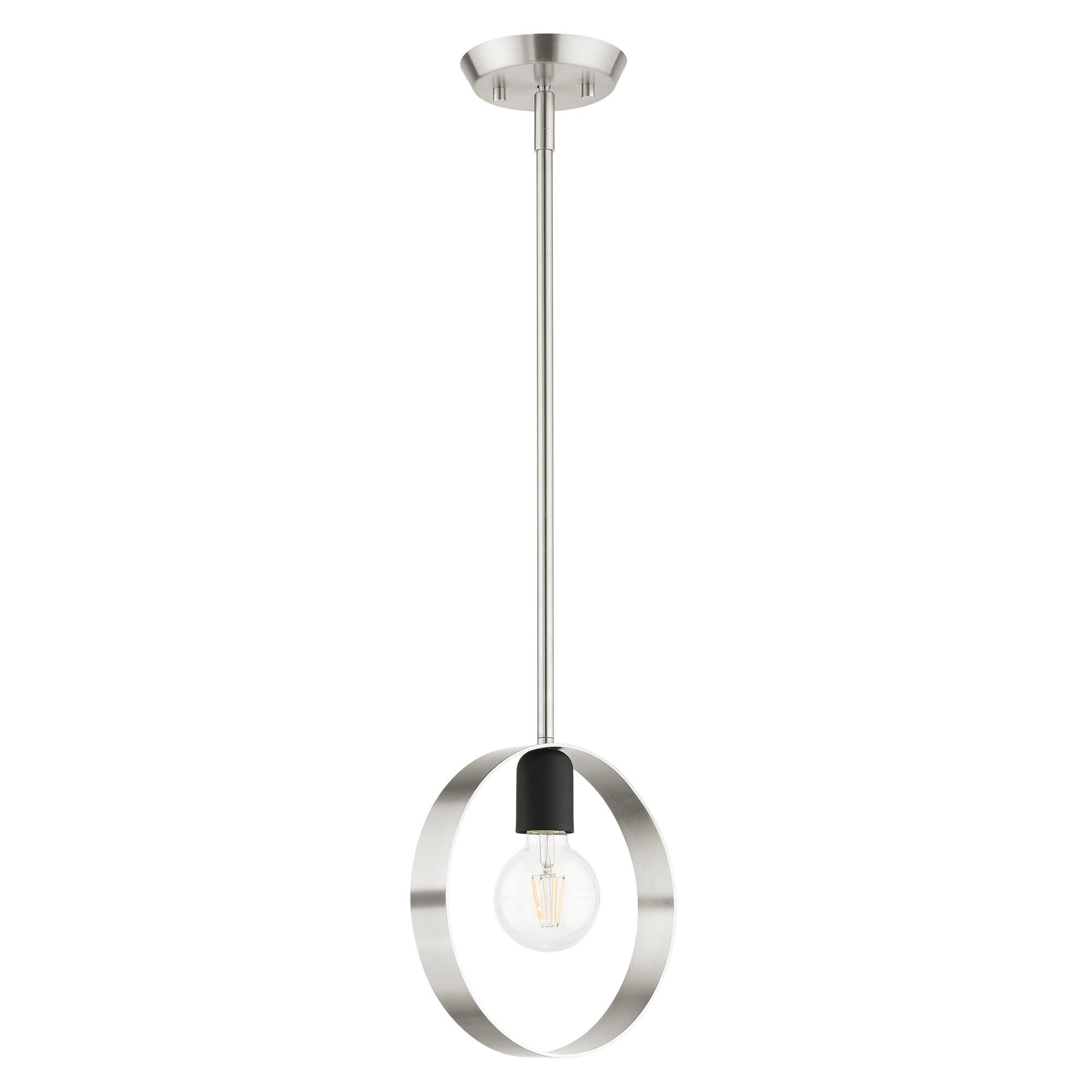 Livex Lighting Modesto 9 Inch Mini Pendant