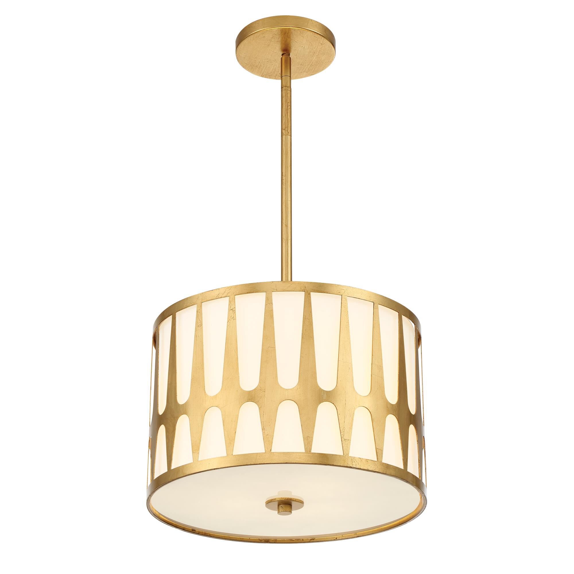 Royston 15 Inch 3 Light Mini Chandelier by Crystorama