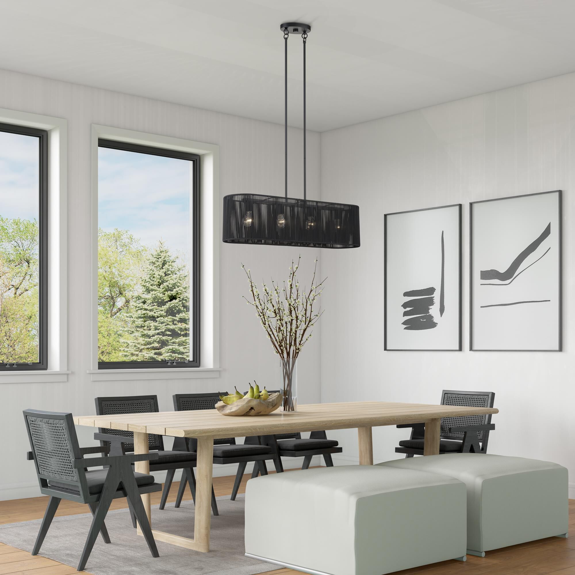 Acordia 36 Inch Linear Suspension Light by Livex Lighting