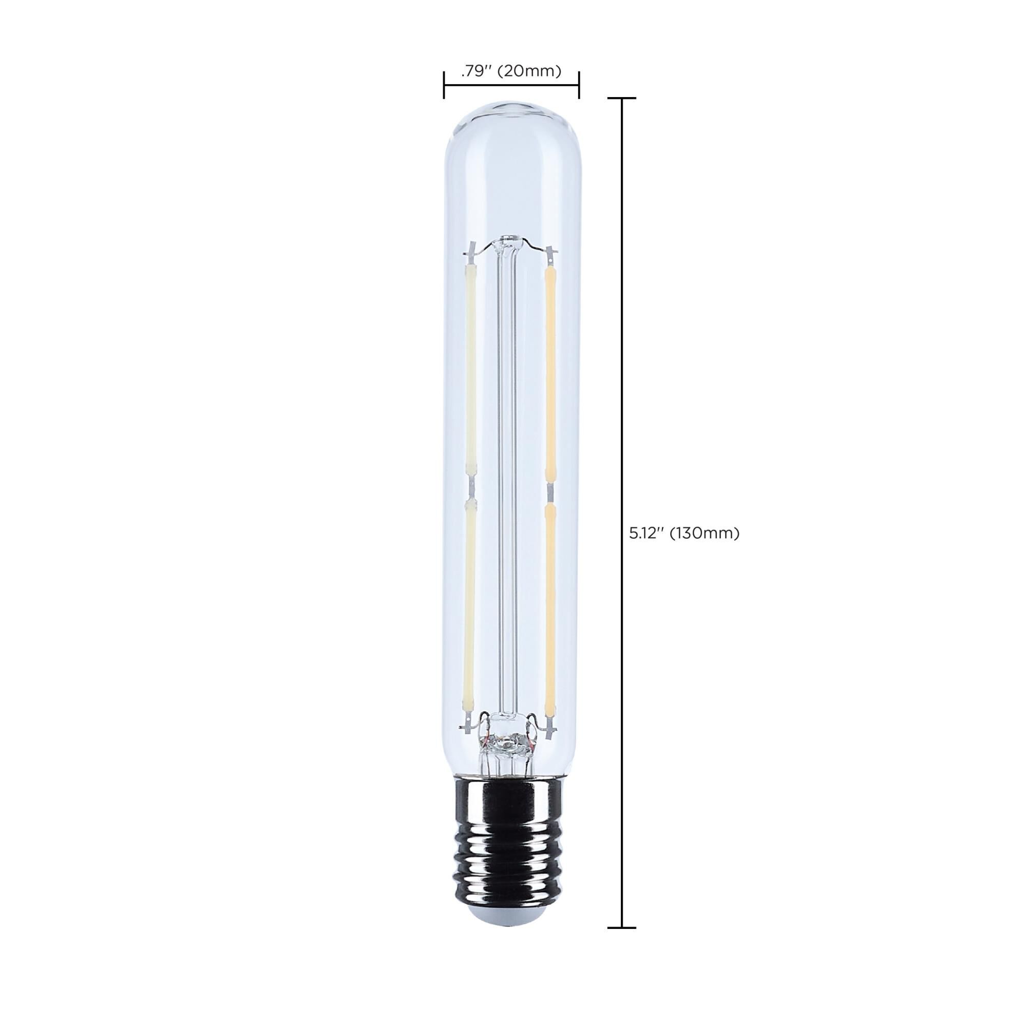 Dimmable 4 Watt 5000K T6 LED Light Bulb by Satco