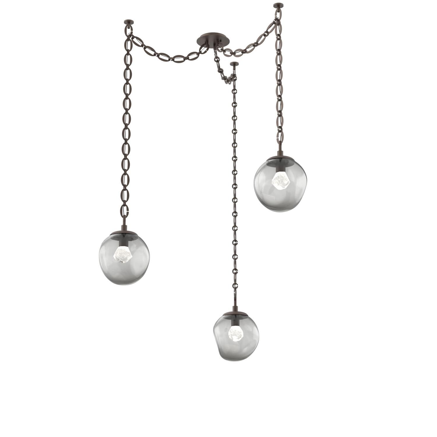 Levi Wilson Aster 19 Inch Multi Pendant Light by Hammerton Studio