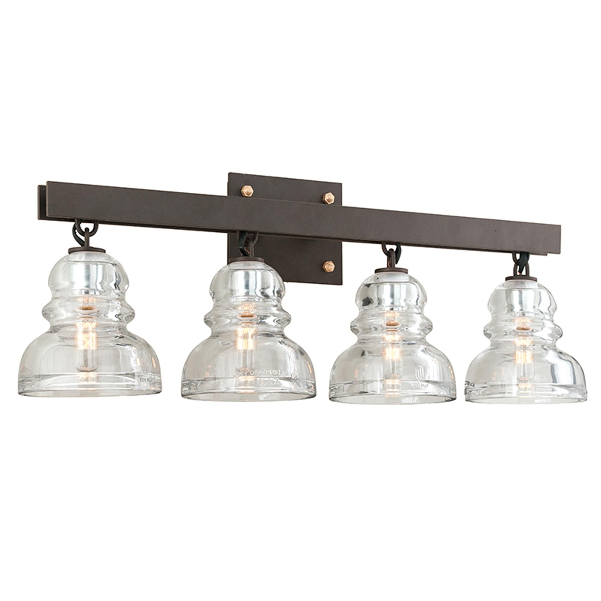 Menlo Park 28 Inch 4 Light Bath Vanity Light,