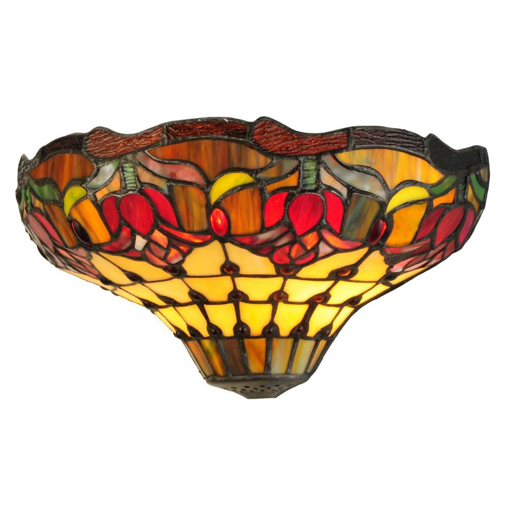 Colonial Tulip 14 Inch Wall Sconce by Meyda Lighting