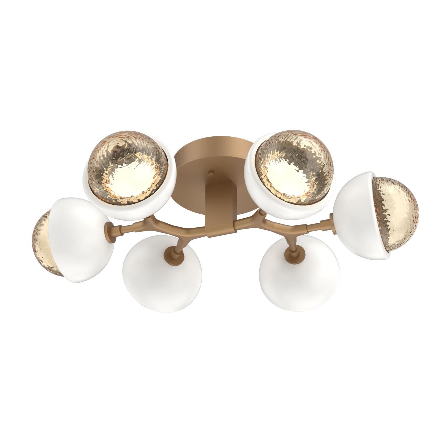 Levi Wilson Cabochon 27 Inch Flush Mount by Hammerton Studio