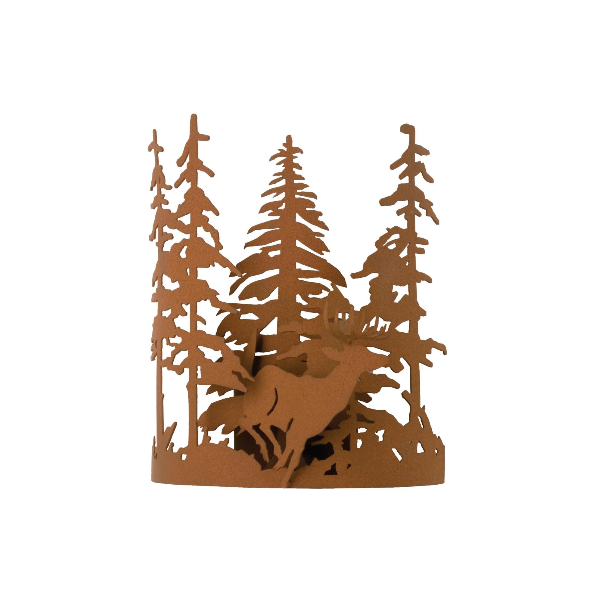 Deer Through The Trees 13 Inch Wall Sconce by Meyda Lighting