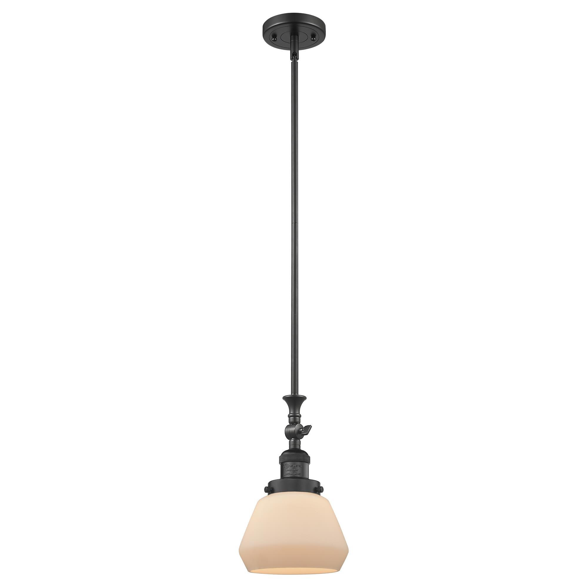 Shown in Matte Black finish and Matte White Cased glass
