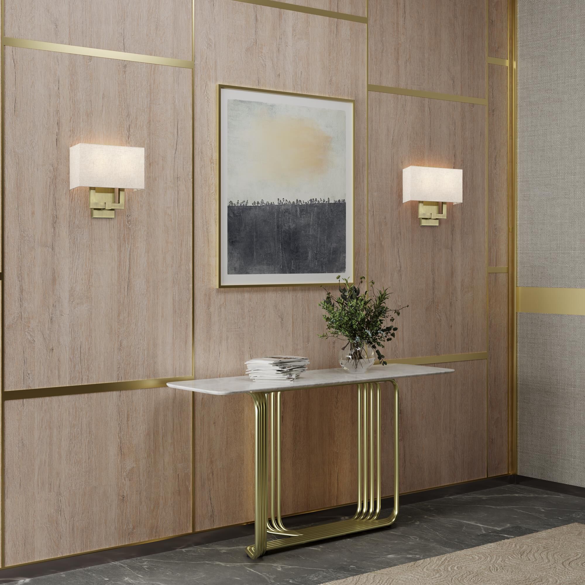 Monroe 13 Inch Wall Sconce by Livex Lighting