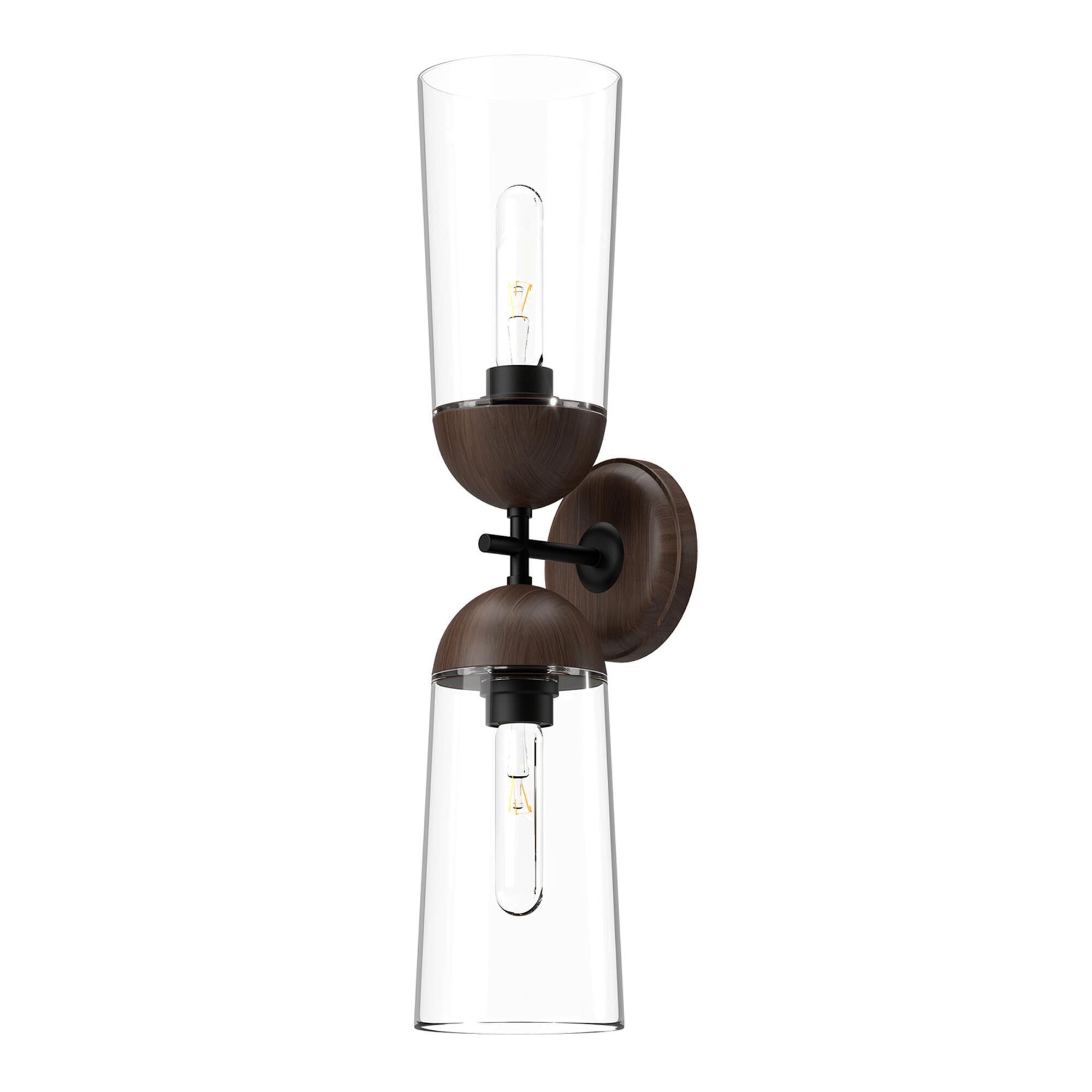 Shown in Matte Black And Walnut finish