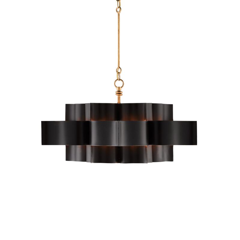 Grand Lotus Large Pendant by Currey and Company
