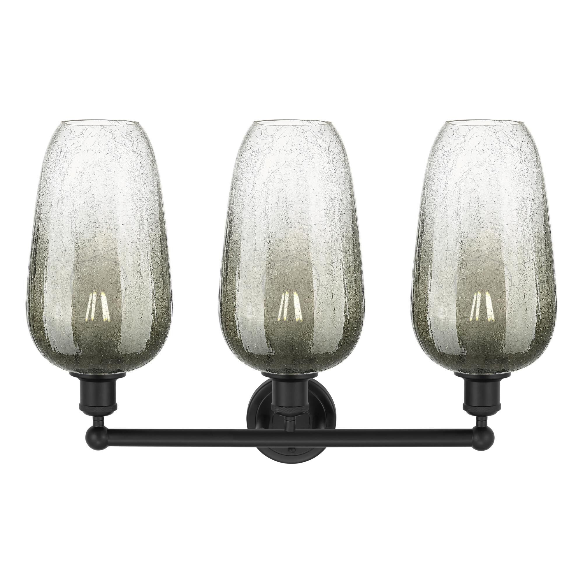 Shown in Matte Black finish and Slate glass