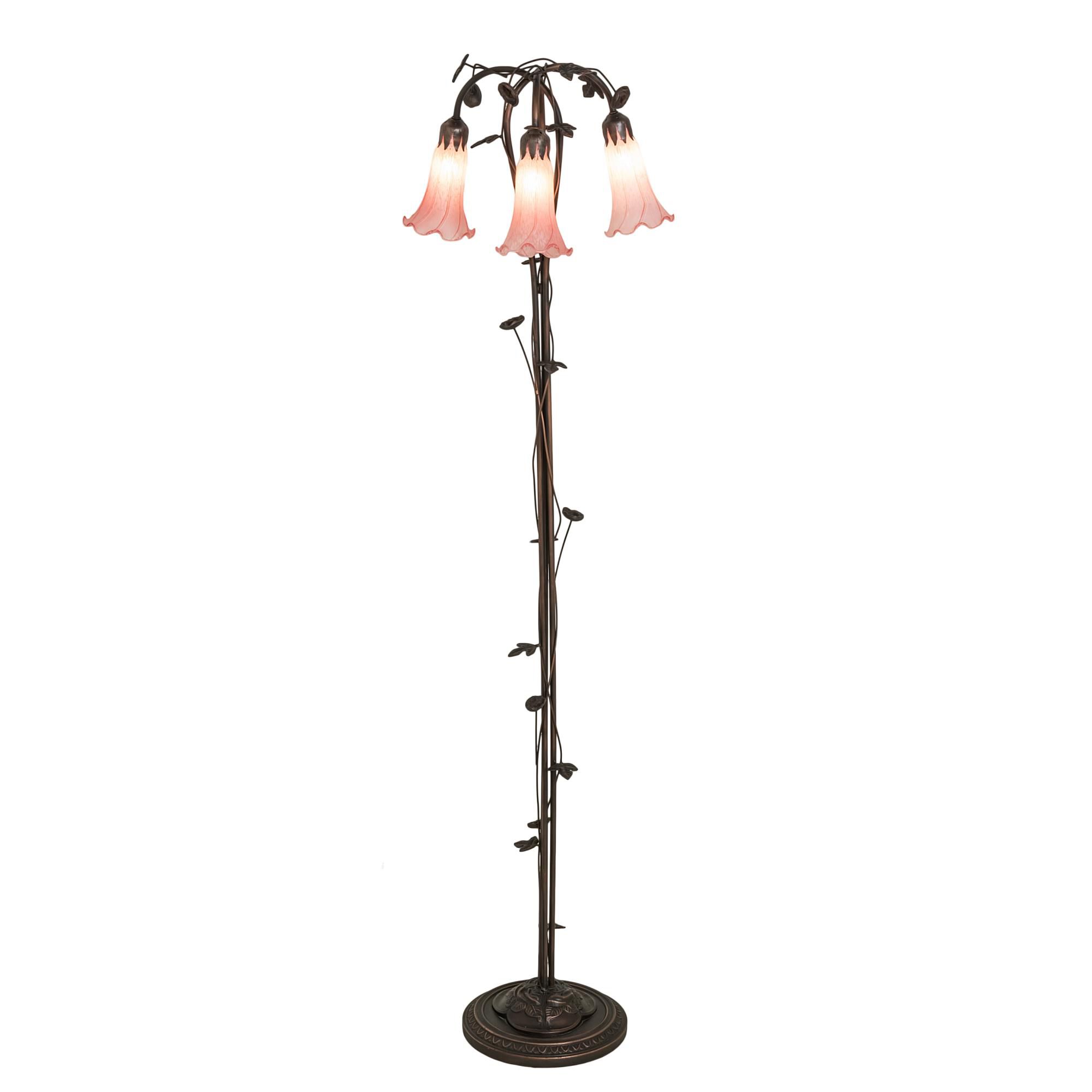 Pink 58 Inch Floor Lamp by Meyda Lighting