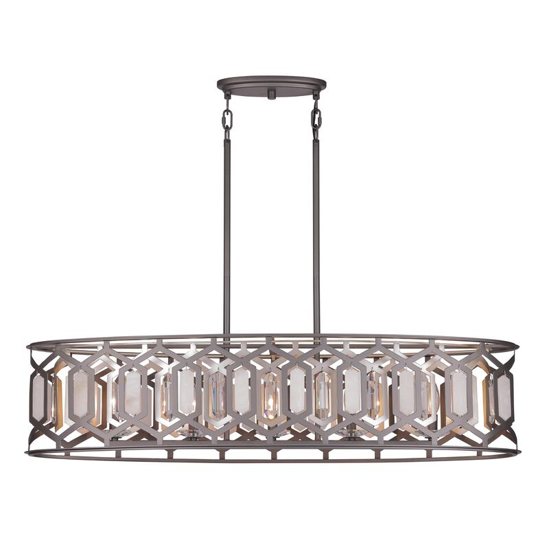 Hexly Medium Linear Chandelier by Minka Lavery