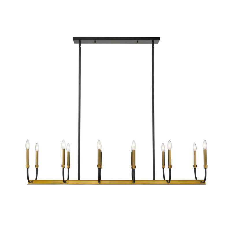 Haylie 56 Inch 12 Light Linear Suspension Light by Z-Lite