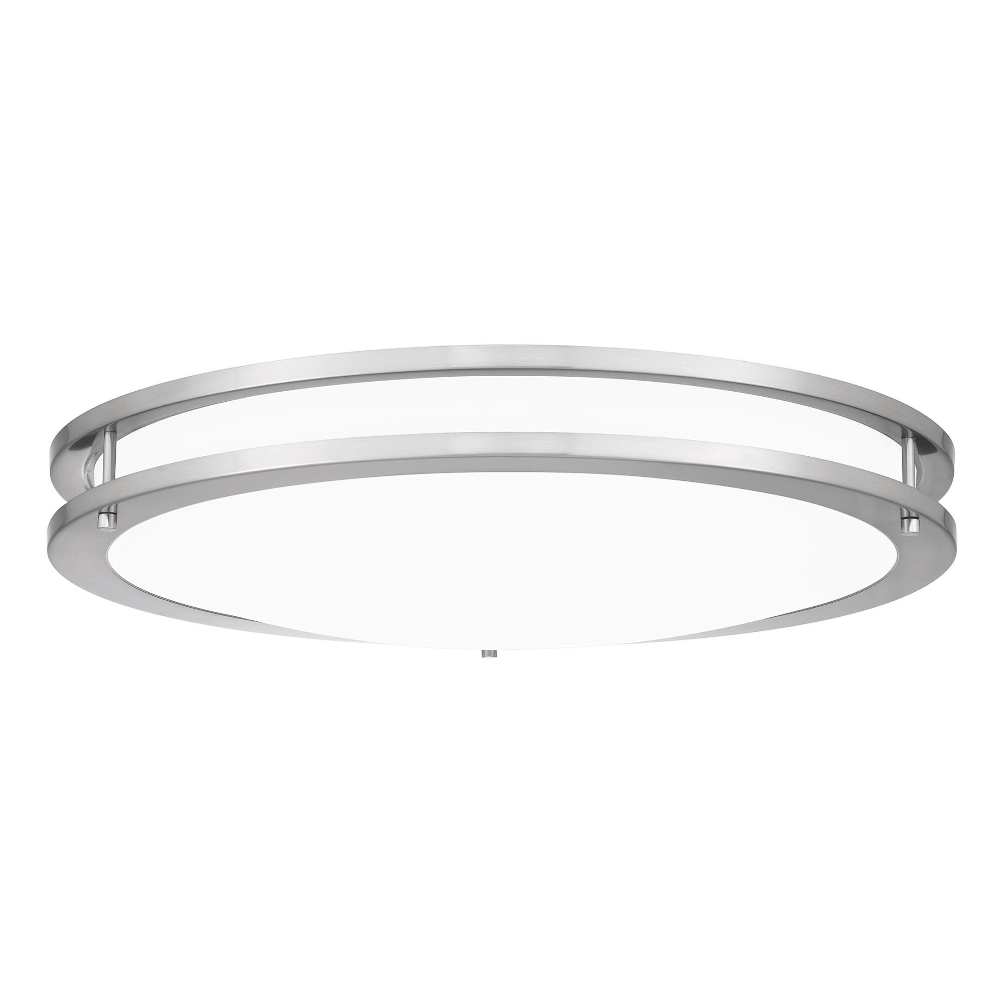 Euclid 24 Inch 1 Light LED Semi Flush Mount by Quoizel
