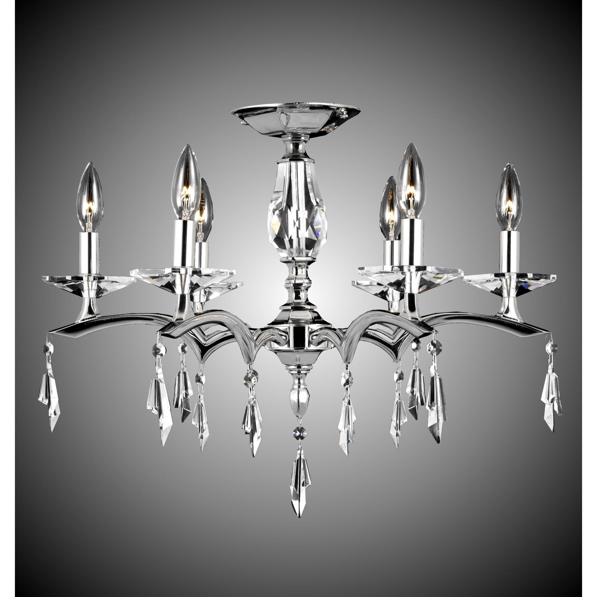 Kaya 6 Light Flush Mount by American Brass and Crystal