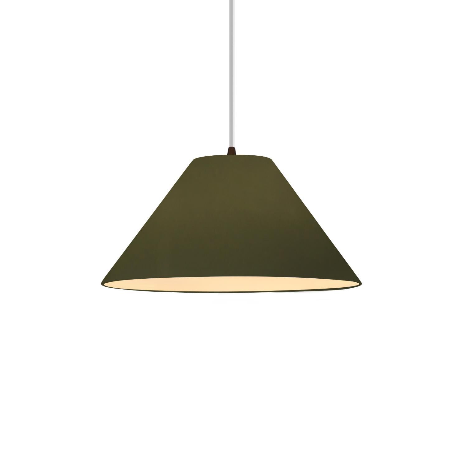 Shown in Dark Bronze finish and Matte Green shade
