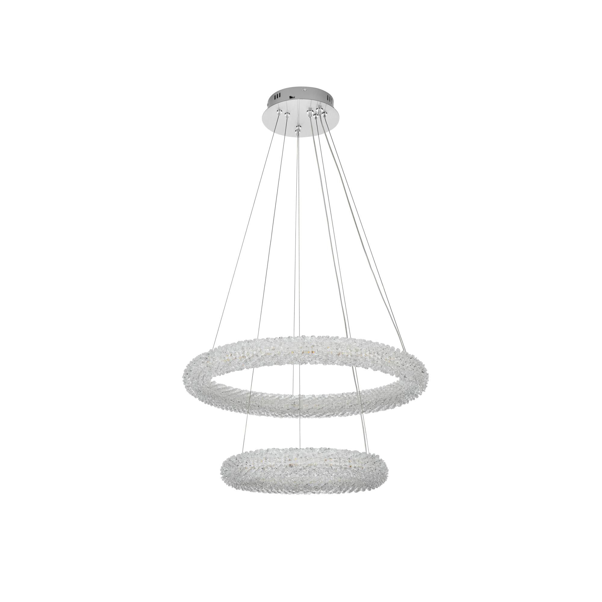 Shown in Chrome finish and Clear Royal Cut crystal