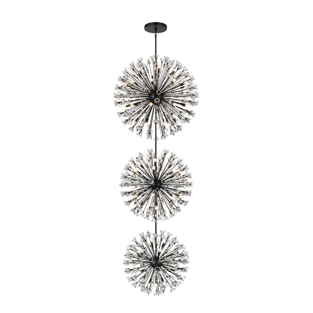 Vera 44 Inch 74 Light Chandelier by Elegant Lighting