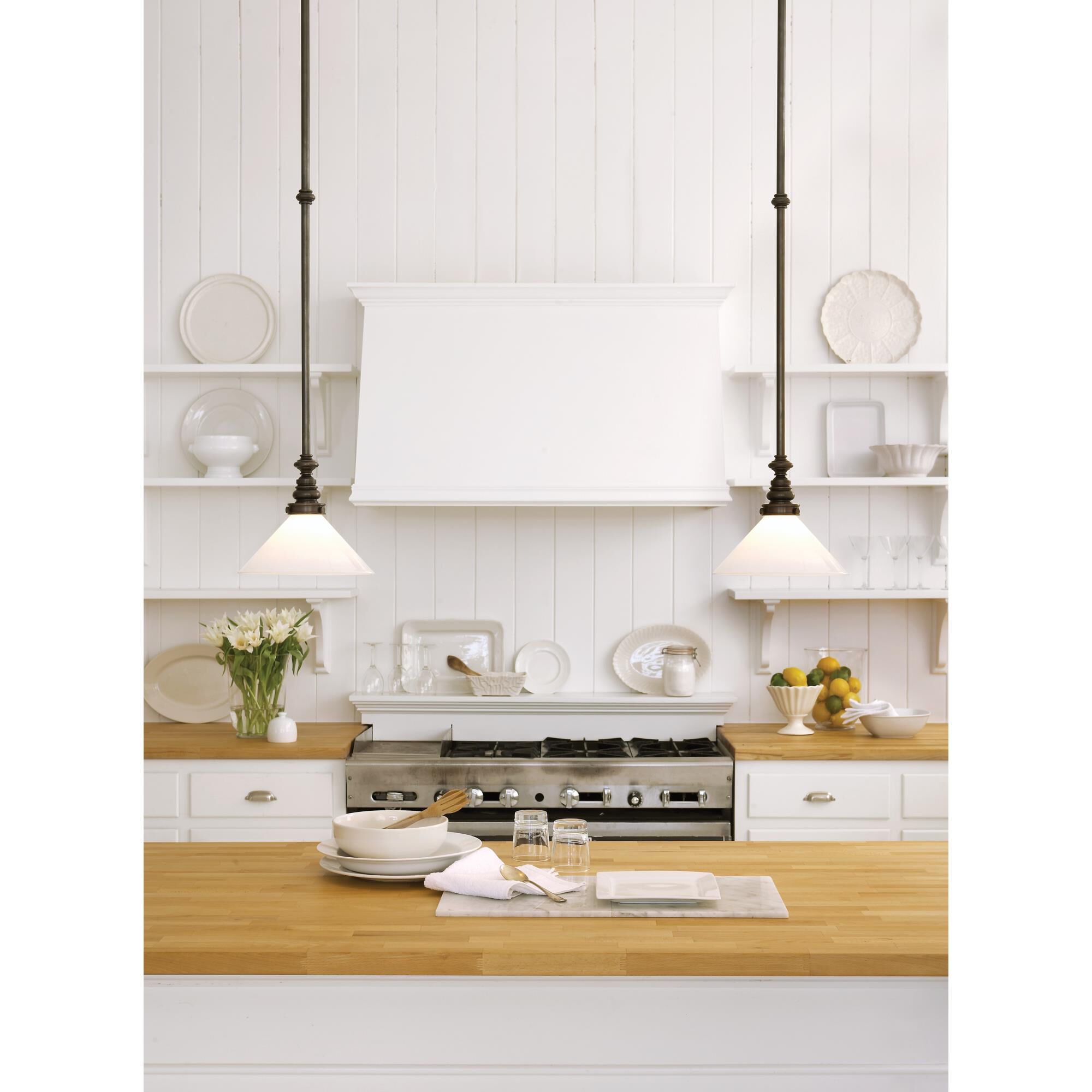 Visual Comfort Signature Collection Chapman & Myers Boston 10 Inch Mini Pendant