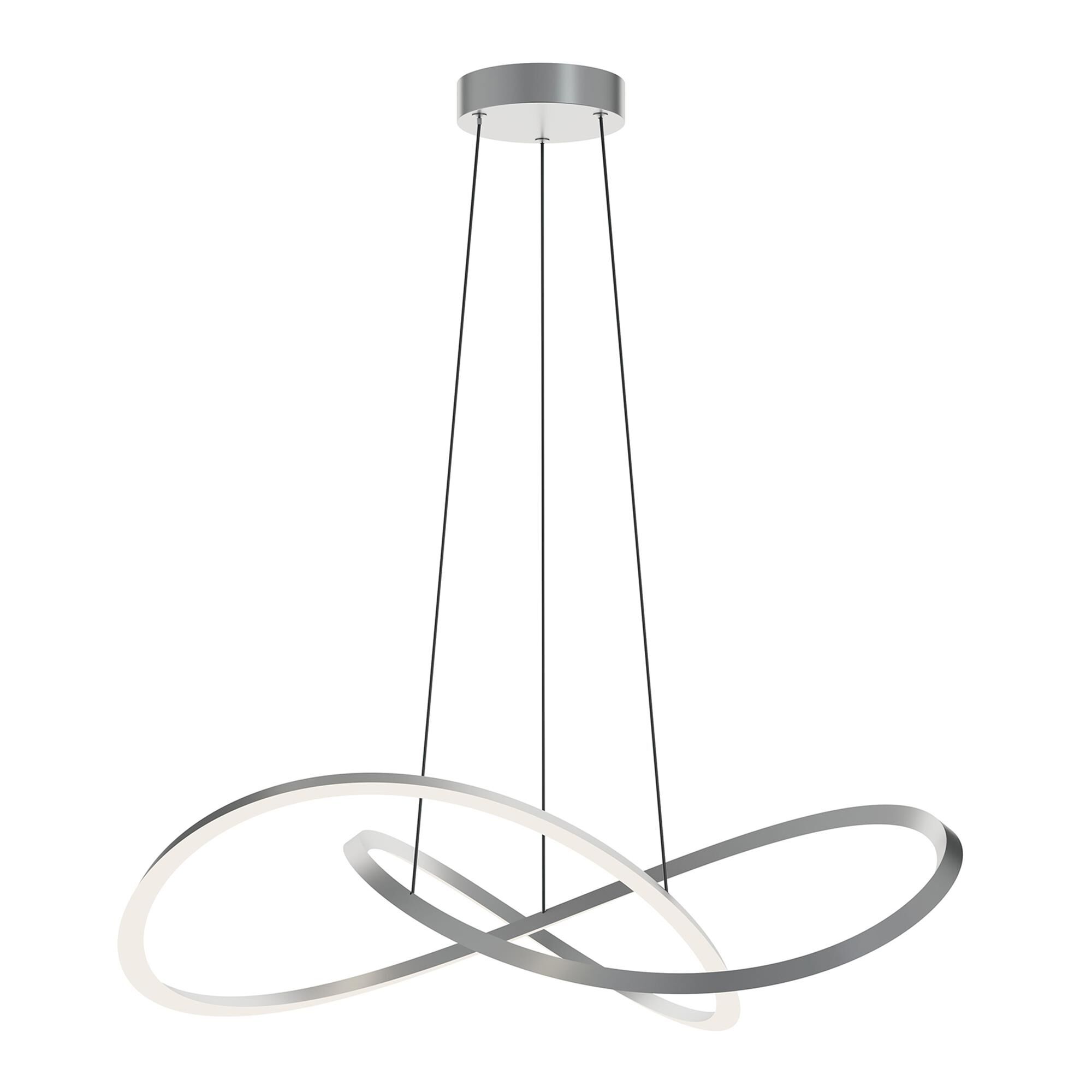 Shown in Satin Nickel finish and White Acrylic Diffuser glass