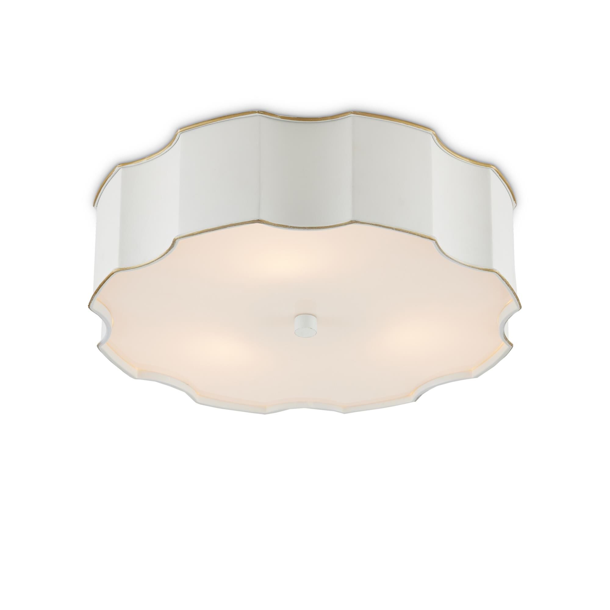 Wexford 19 Inch 3 Light Flush Mount by Currey and Company