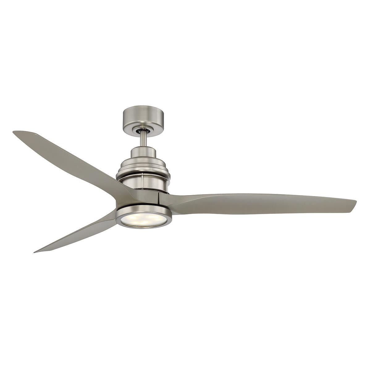 60 Inch Ceiling Fan with Light Kit by Meridian Lighting