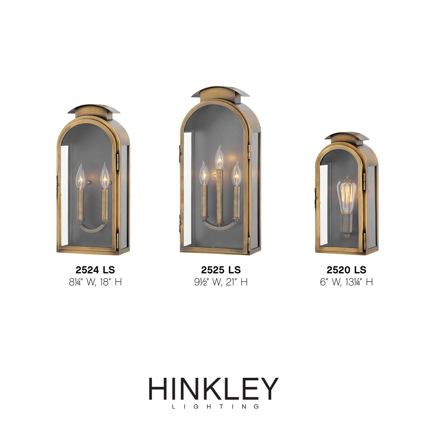 Hinkley Lighting Rowley 13 Inch Tall Outdoor Wall Light