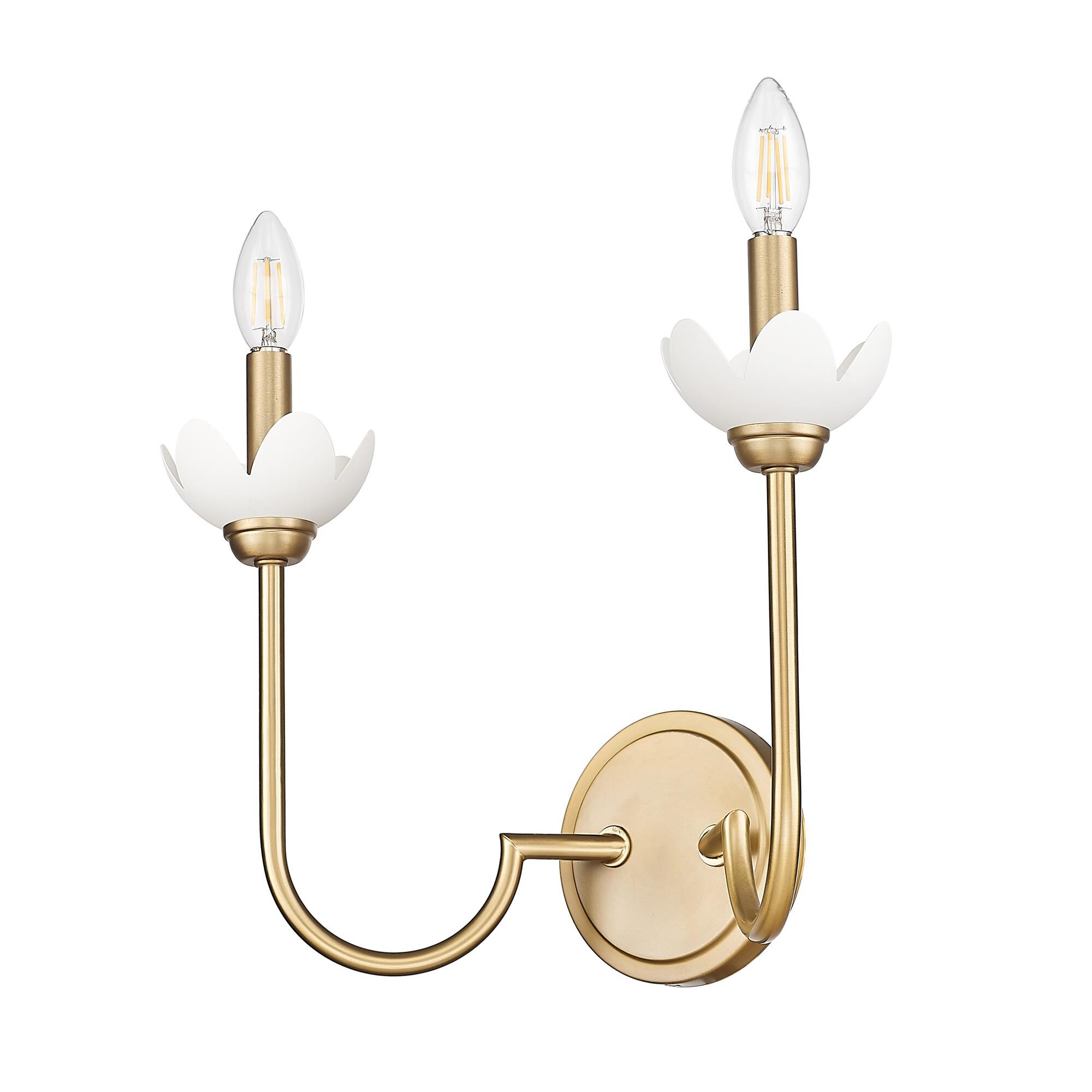 Shown in Modern Gold finish and Clear Ribbed glass and Clear Ribbed shade