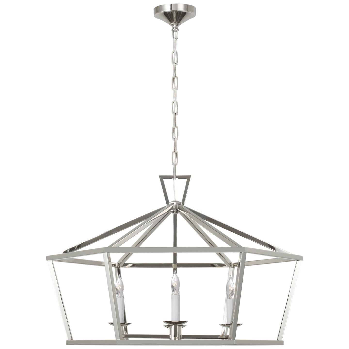 Chapman & Myers Darlana 32 Inch LED Cage Pendant by Visual Comfort Signature Collection