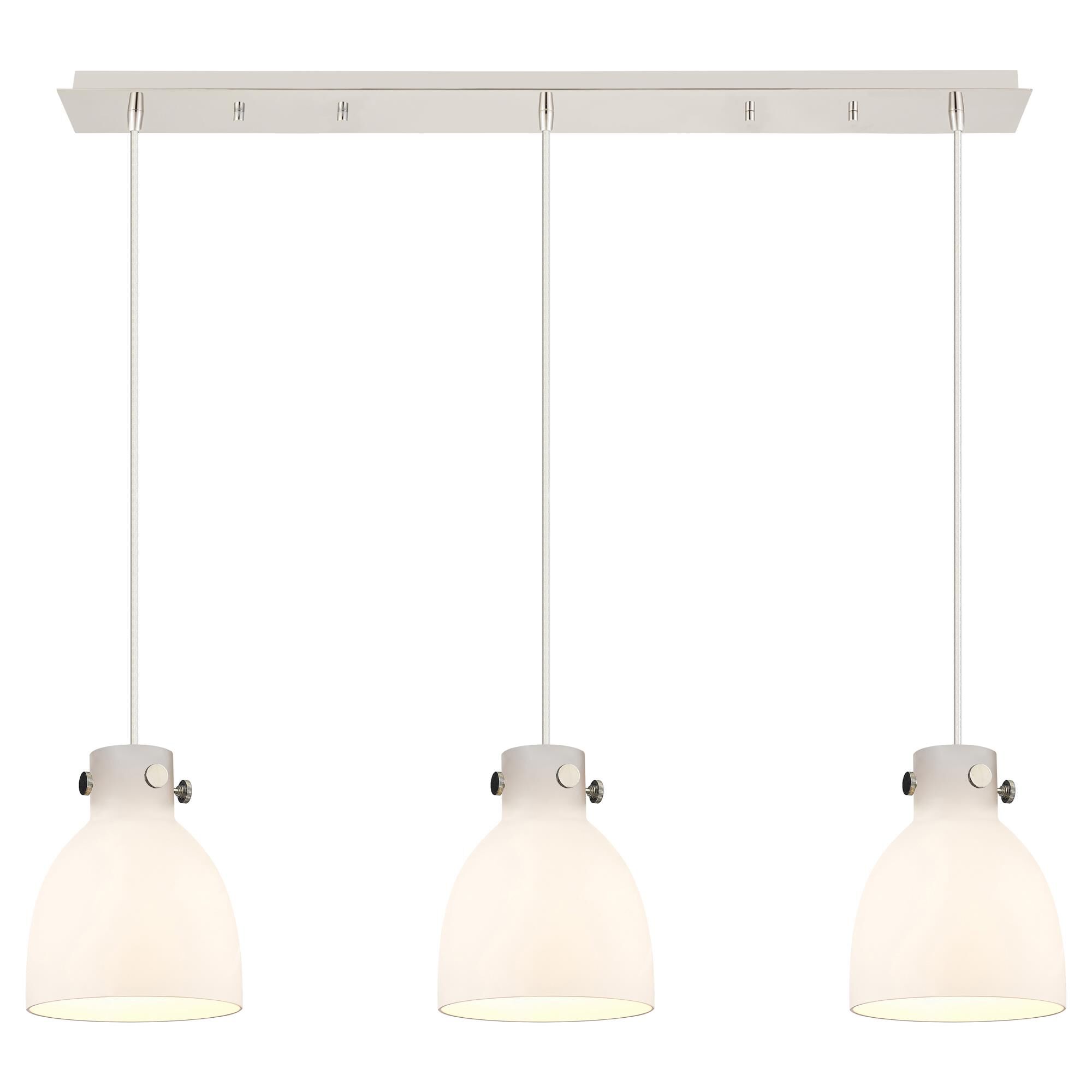 Bruno Marashlian Newton Bell 39 Inch 3 Light Linear Suspension Light by Innovations Lighting