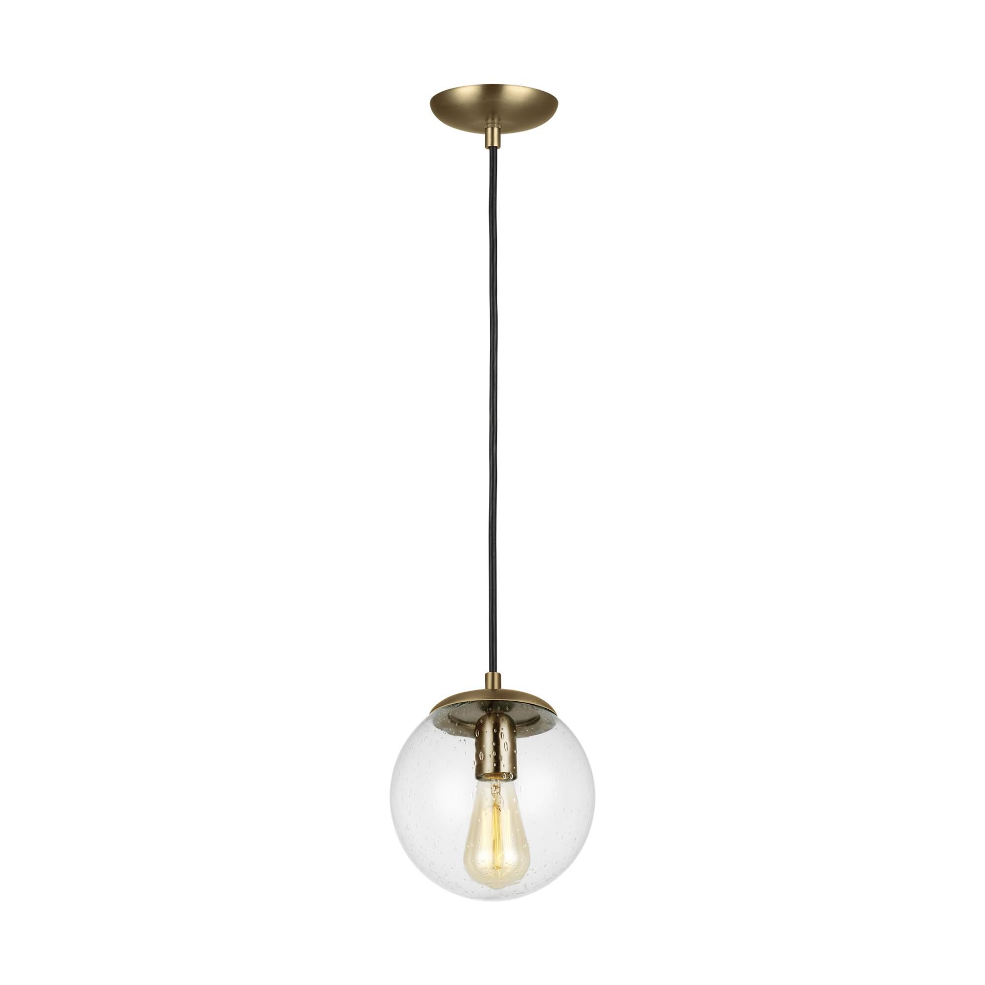 Shown in Satin Bronze finish and Clear Seeded glass