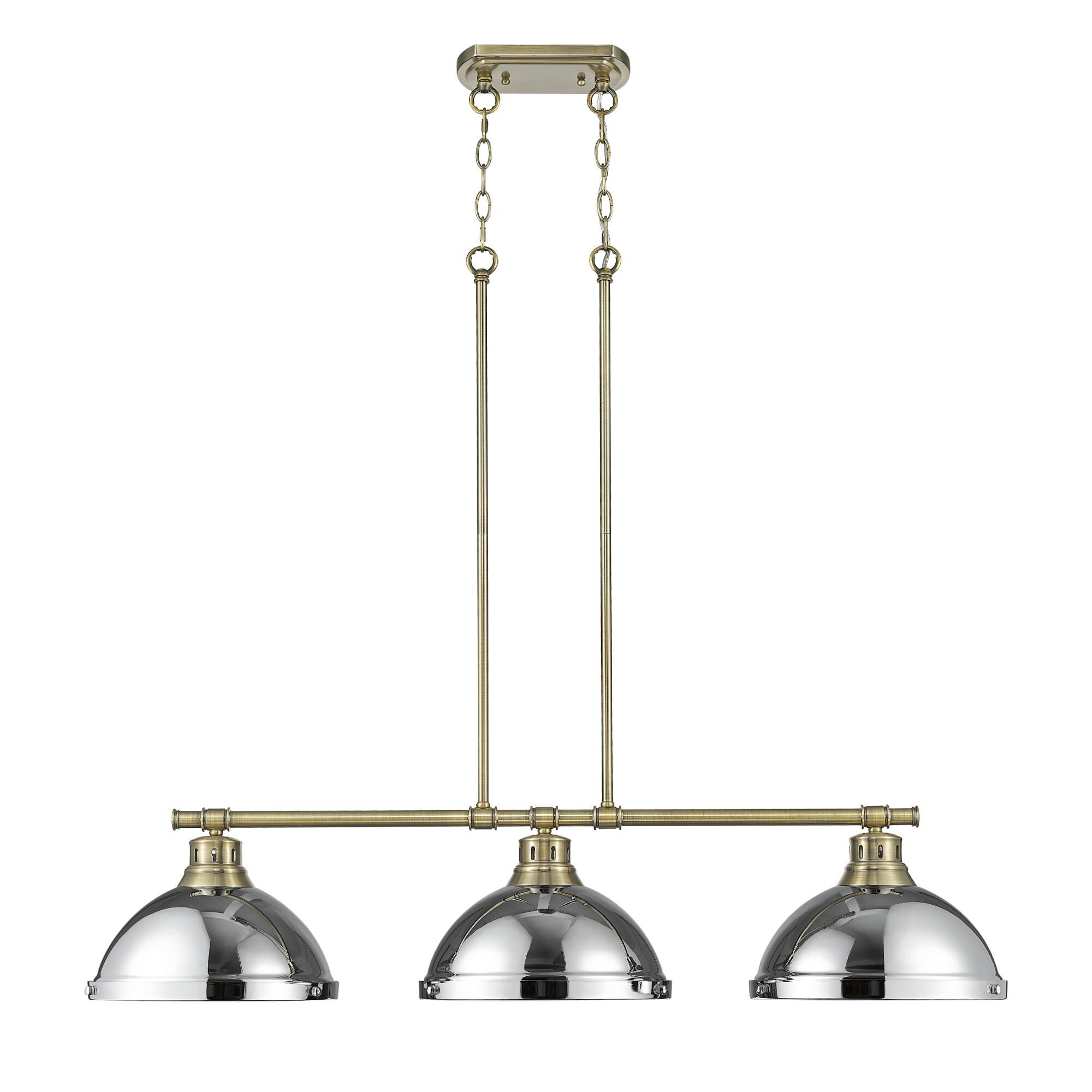 Duncan 40 Inch Linear Suspension Light by Golden Lighting