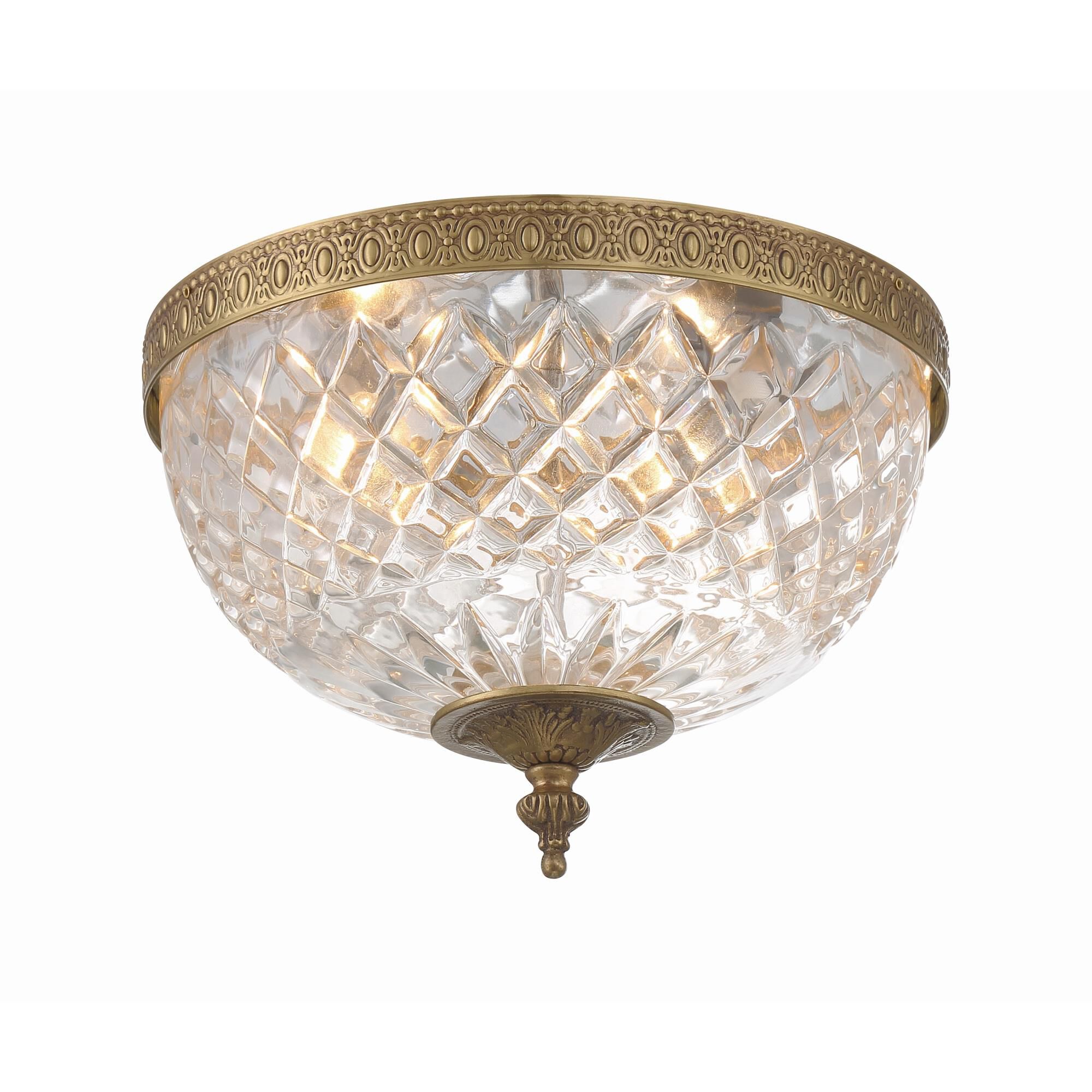 Ceiling Mount Semi Flush Mount by Crystorama
