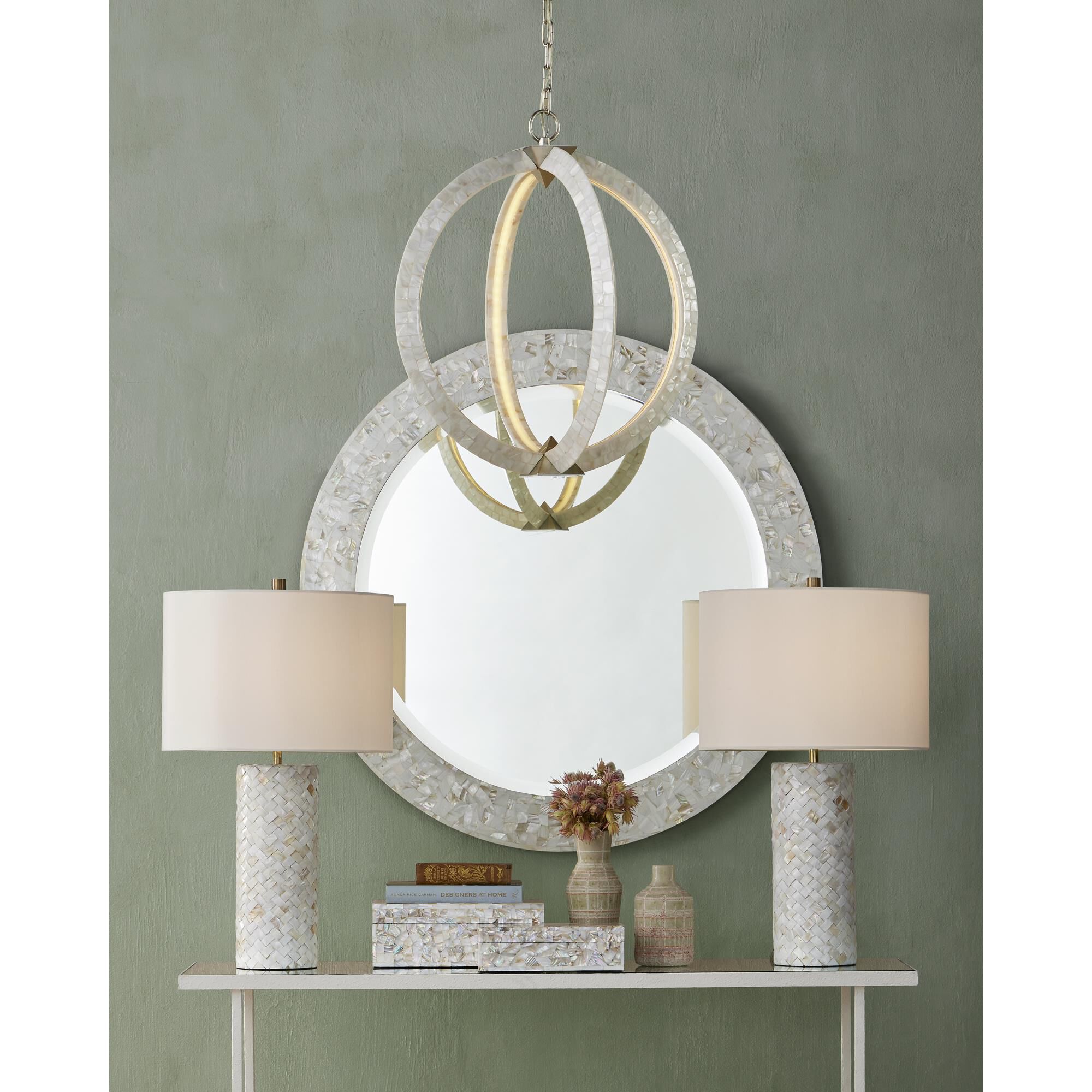 Arietta 20 Inch Mini Chandelier by Currey and Company