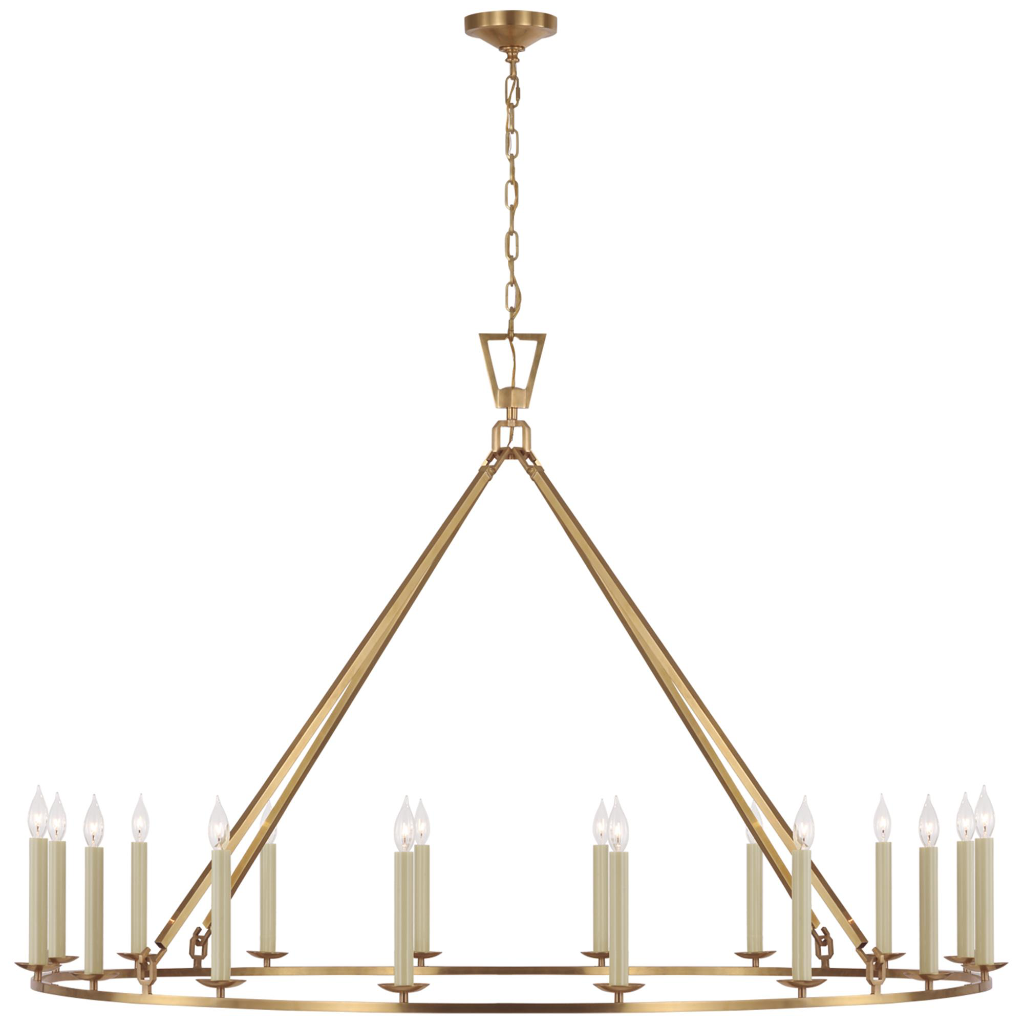 Shown in Antique-Burnished Brass finish