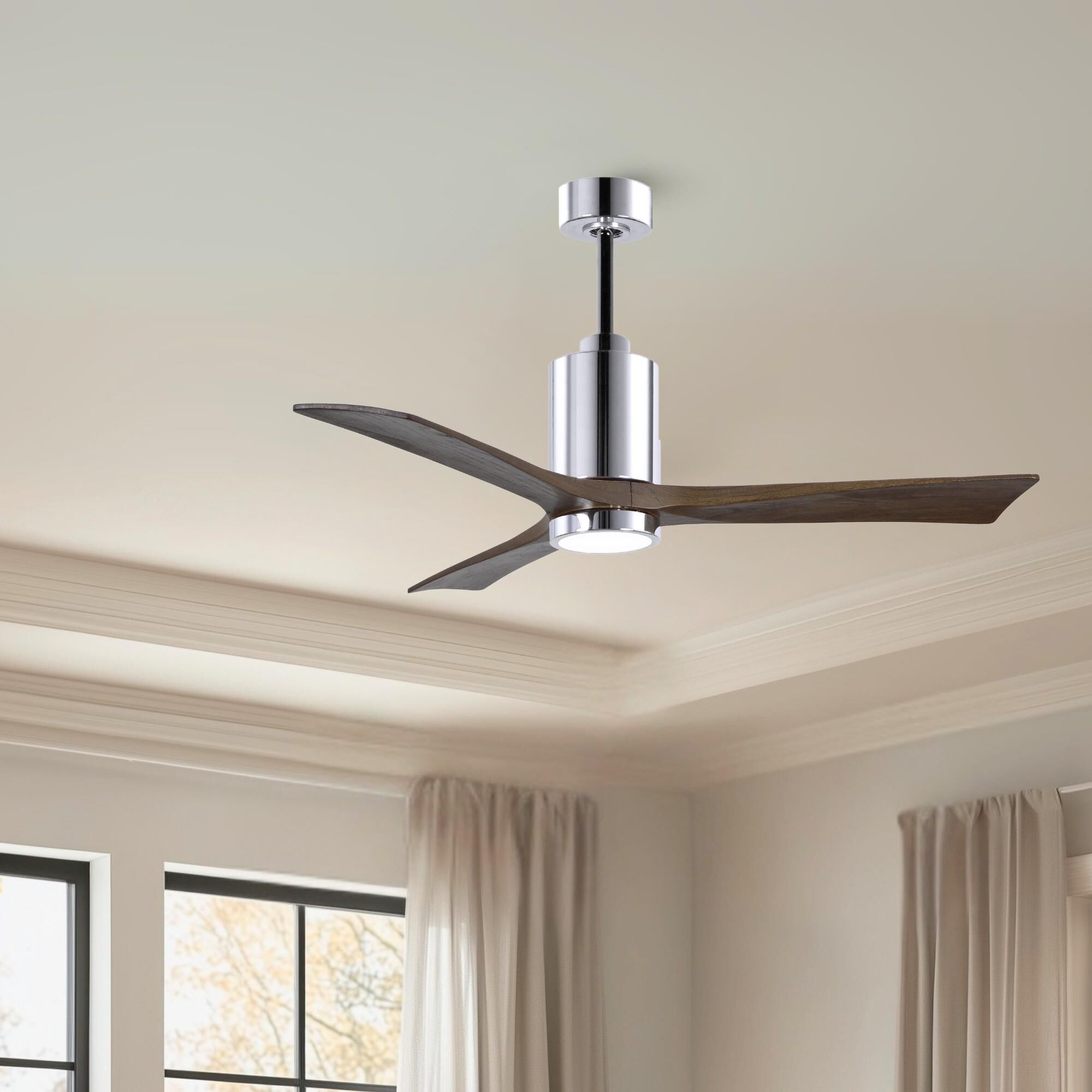 Patricia 52 Inch Ceiling Fan with Light Kit by Matthews Fan Company
