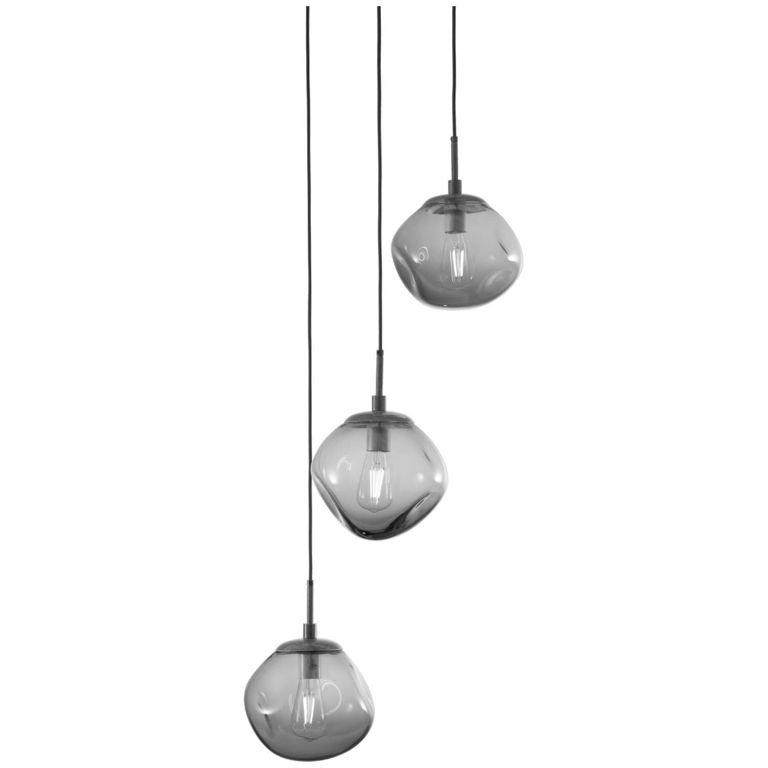 Levi Wilson Nebula 22 Inch 3 Light Multi Light Pendant by Hammerton Studio