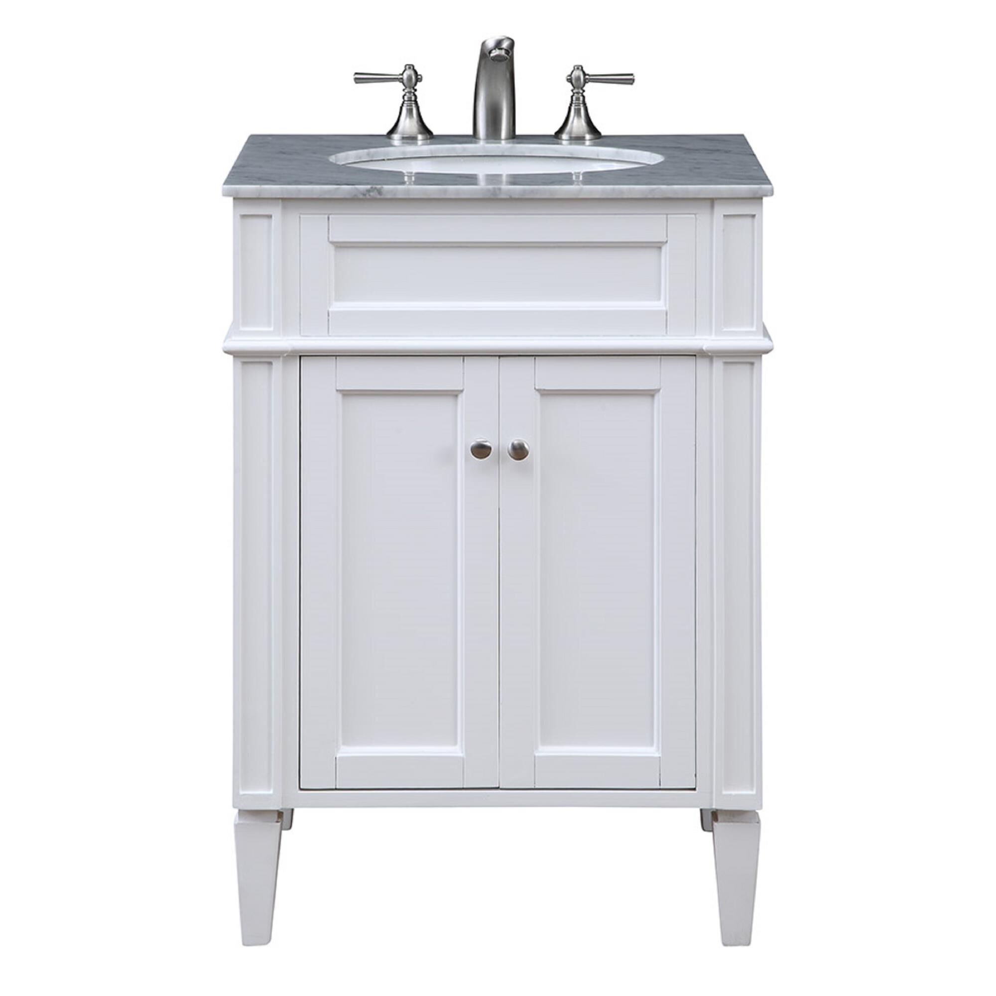 Shown in White finish