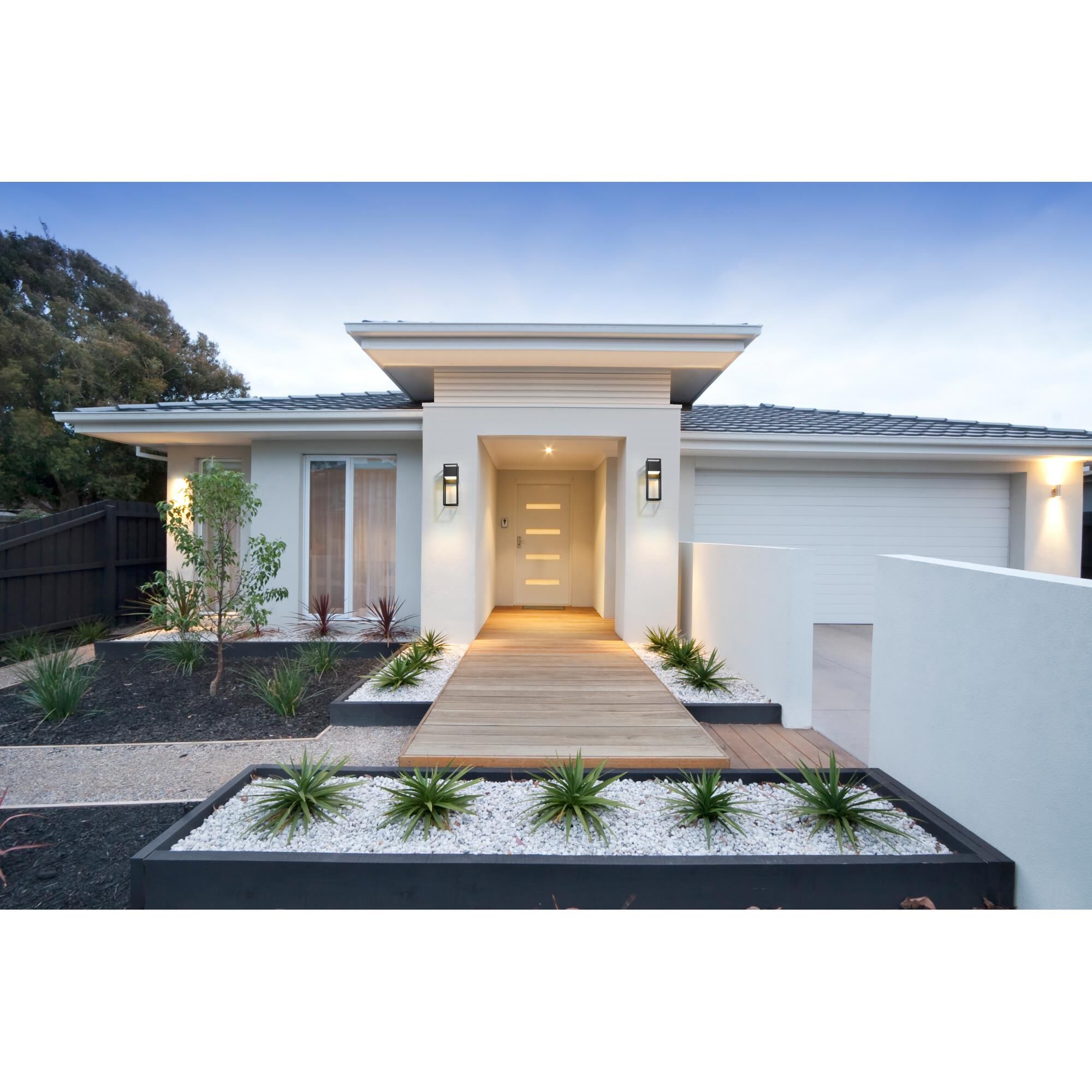 Shown in Black finish and Glass shade