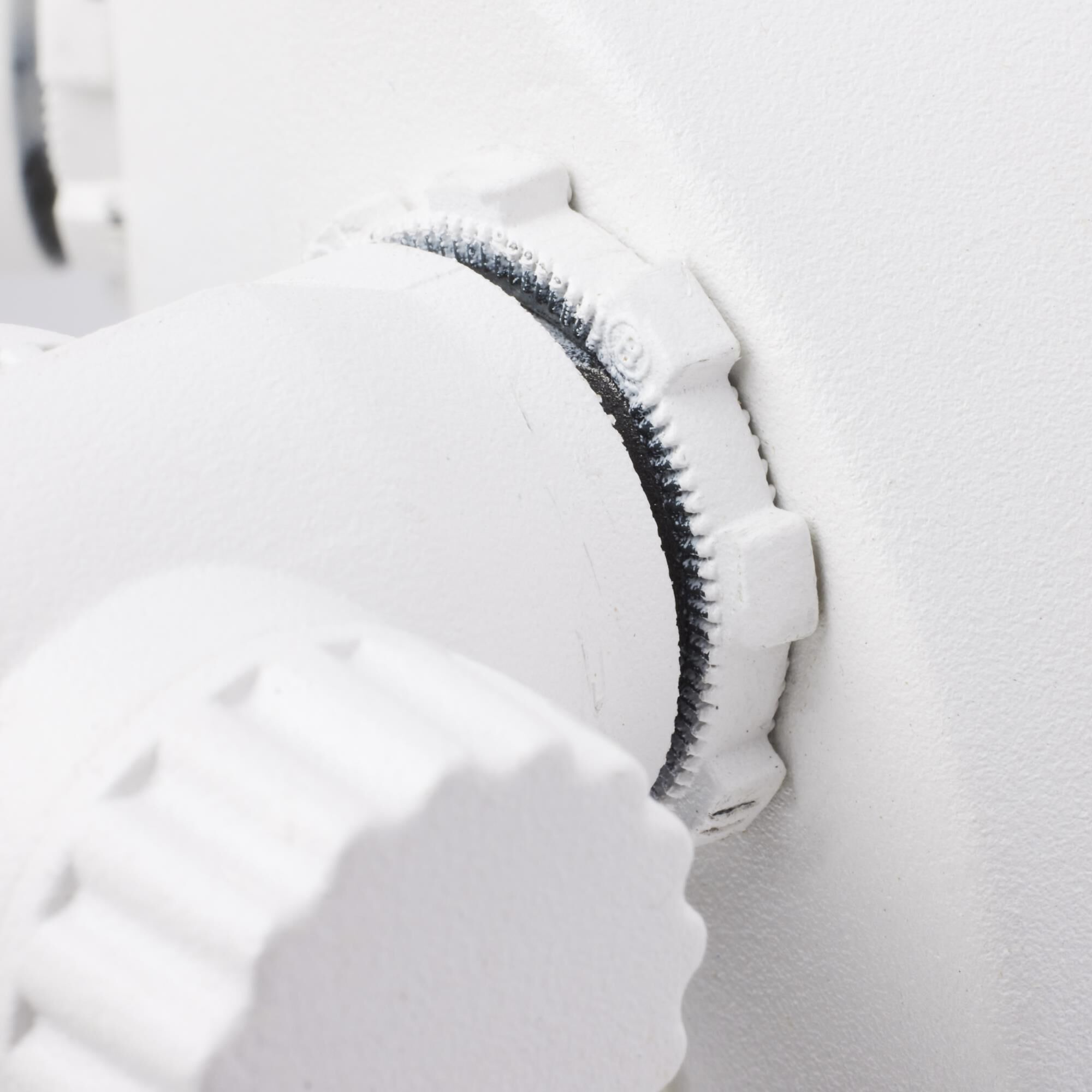 Shown in White finish